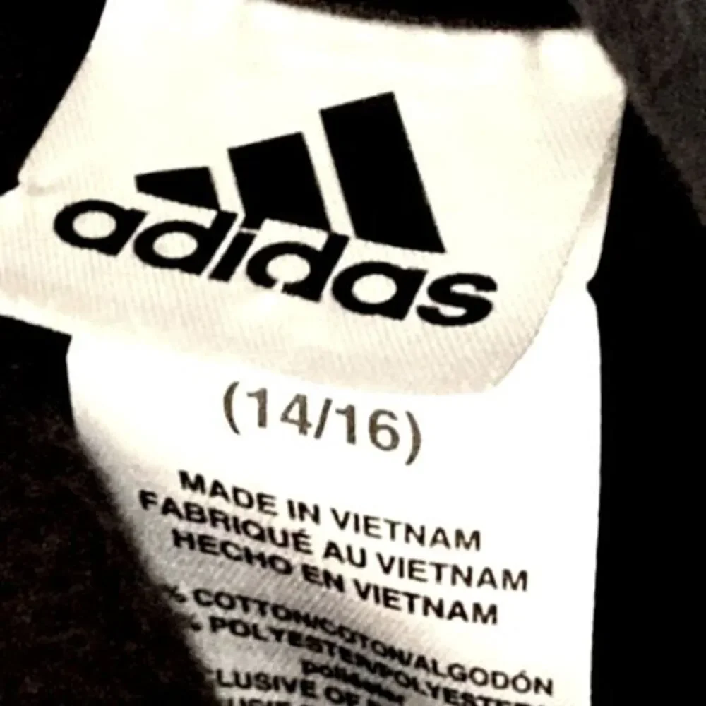 Adidas Logo Boy's Youth Hoodie (14-16) Black